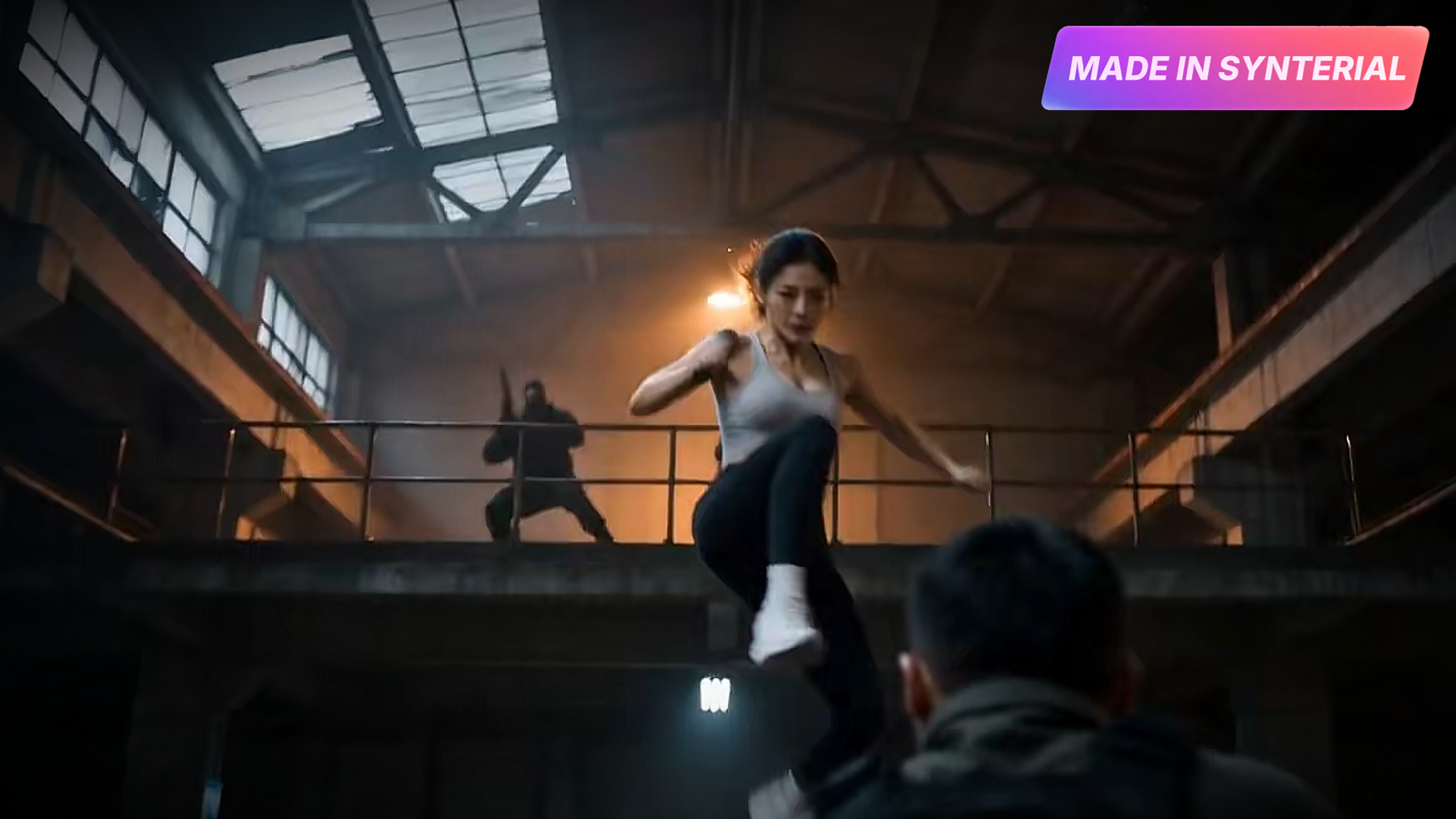 Superhuman Dash Combat AI Video Prompt: Cinematic Handheld Action
